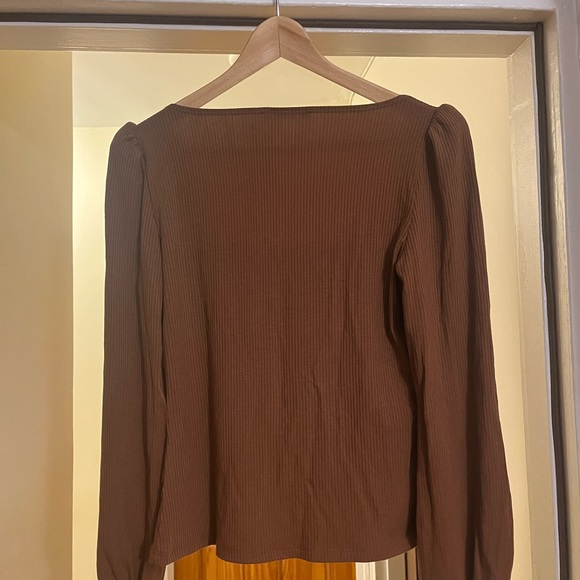 Reformation Vita Top Brown Medium - Picture 4 of 7